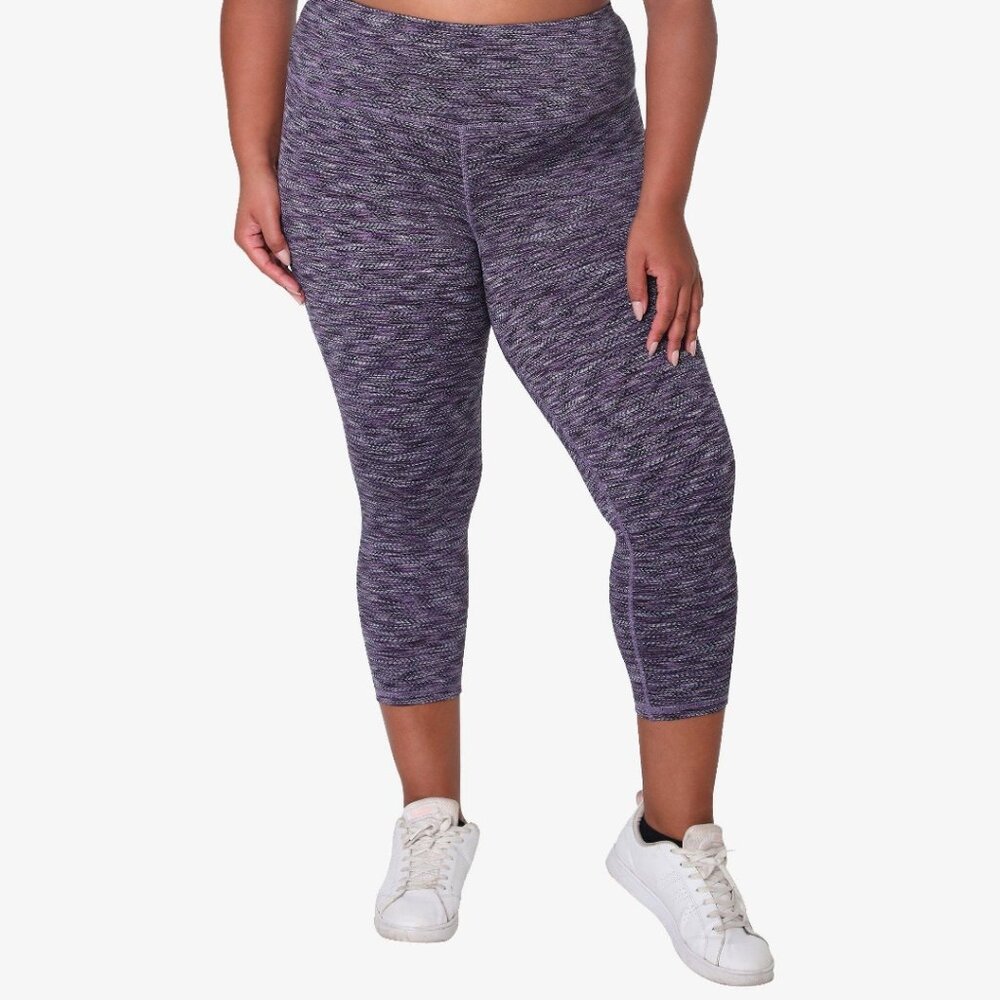 NWT Lola Getts Active Zigzag Capri Leggings Size L